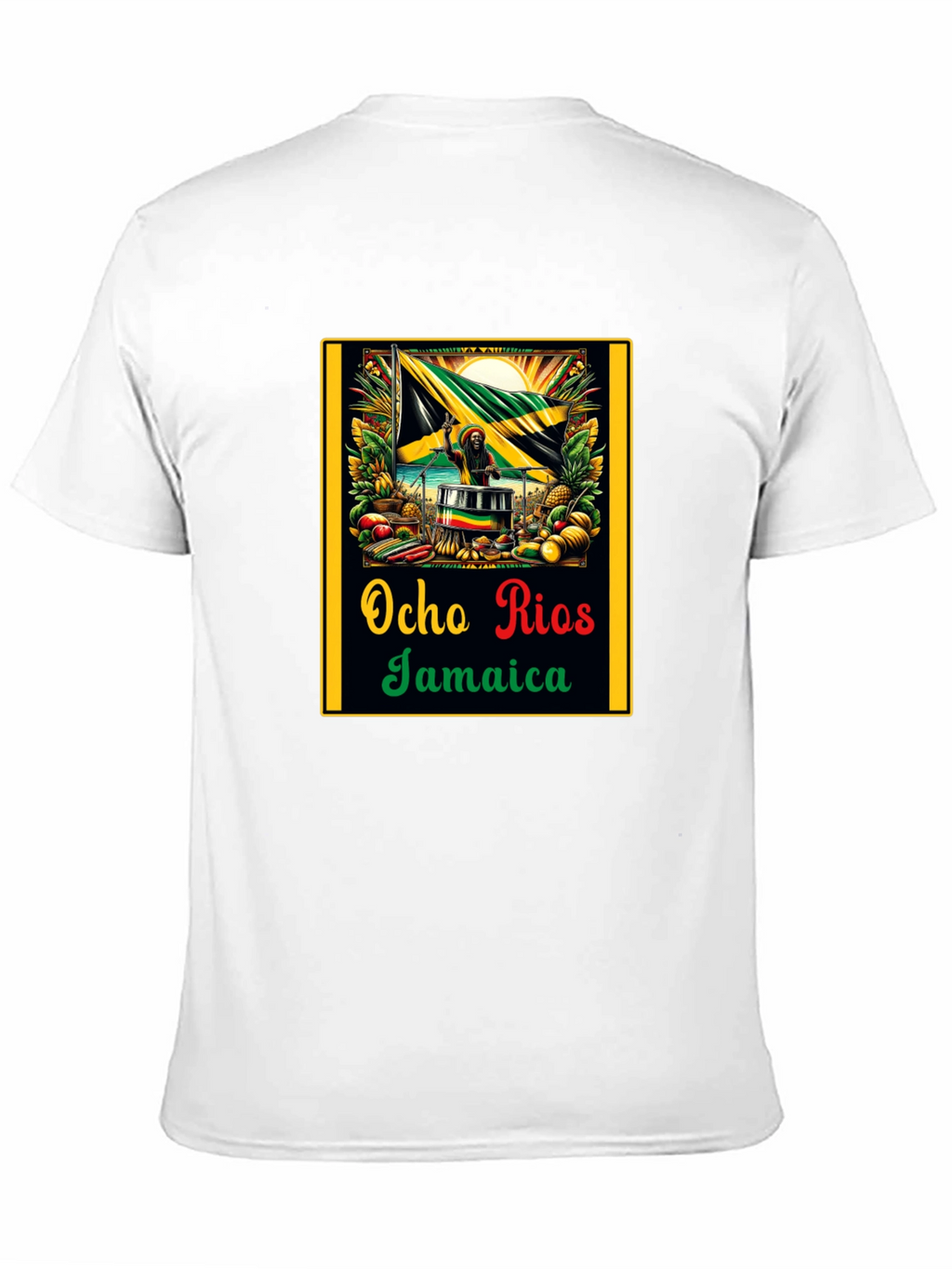 Ocho Rios Jamaica Black T-Shirt
