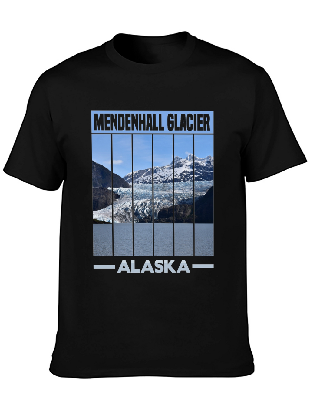 Mendenhall Glacier Alaska Graphic T-Shirt