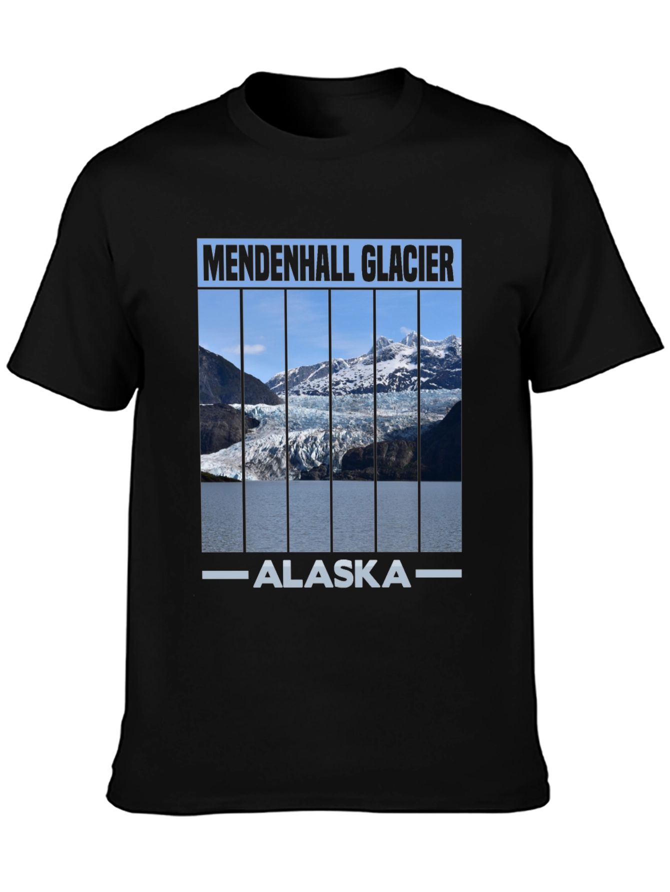 Mendenhall Glacier Alaska Graphic T-Shirt