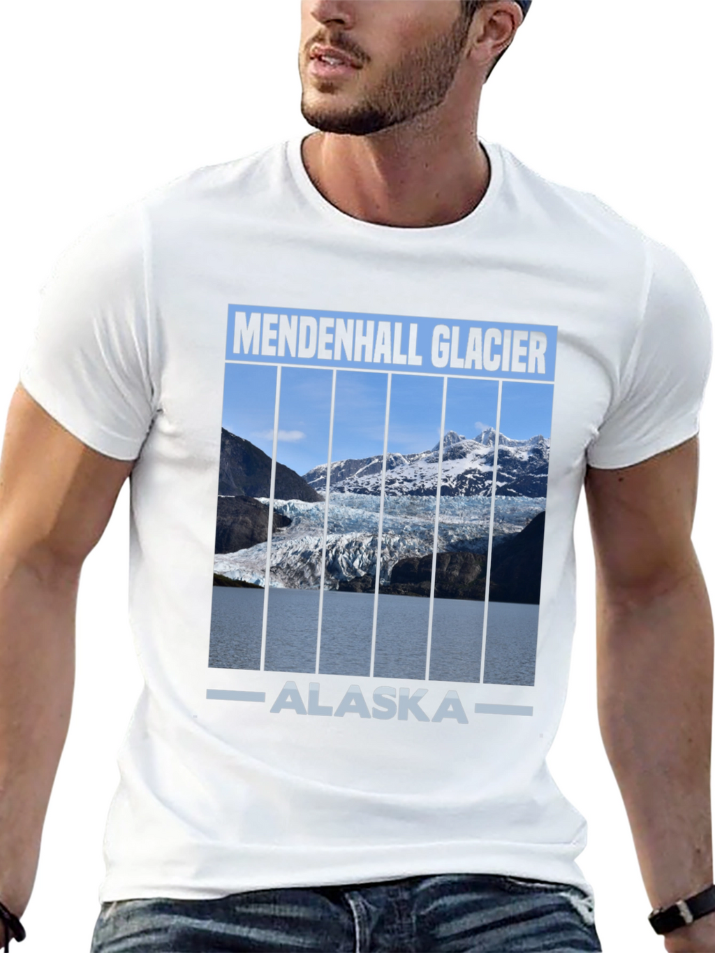 Mendenhall Glacier Alaska Graphic T-Shirt