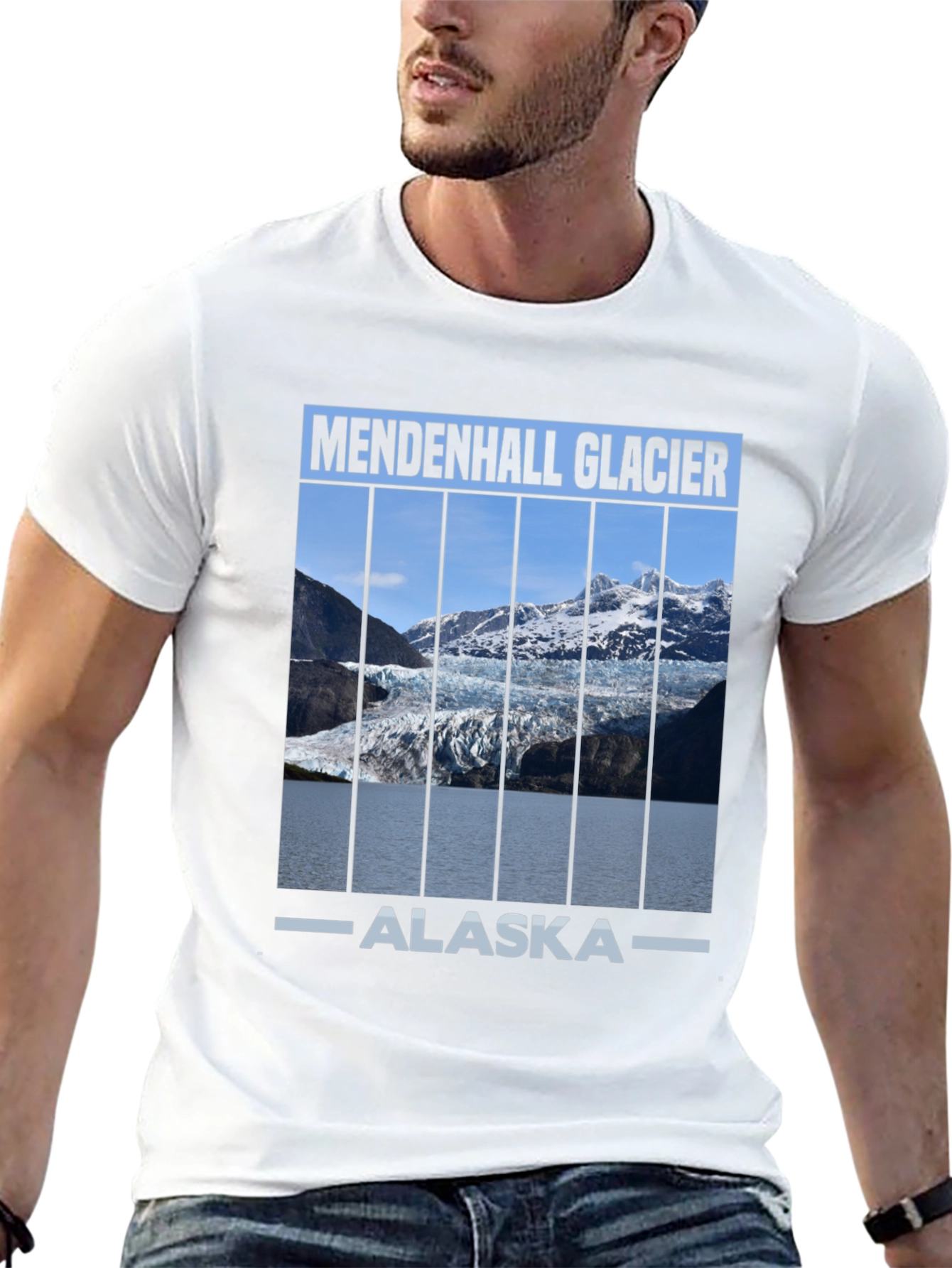 Mendenhall Glacier Alaska Graphic T-Shirt