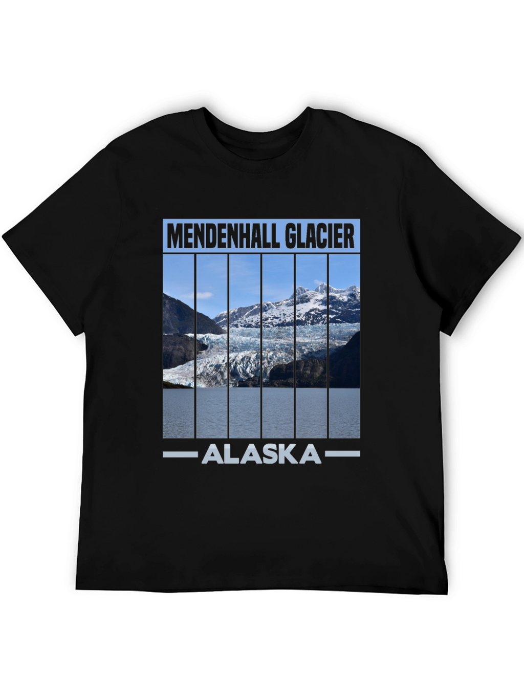Mendenhall Glacier Alaska Graphic T-Shirt