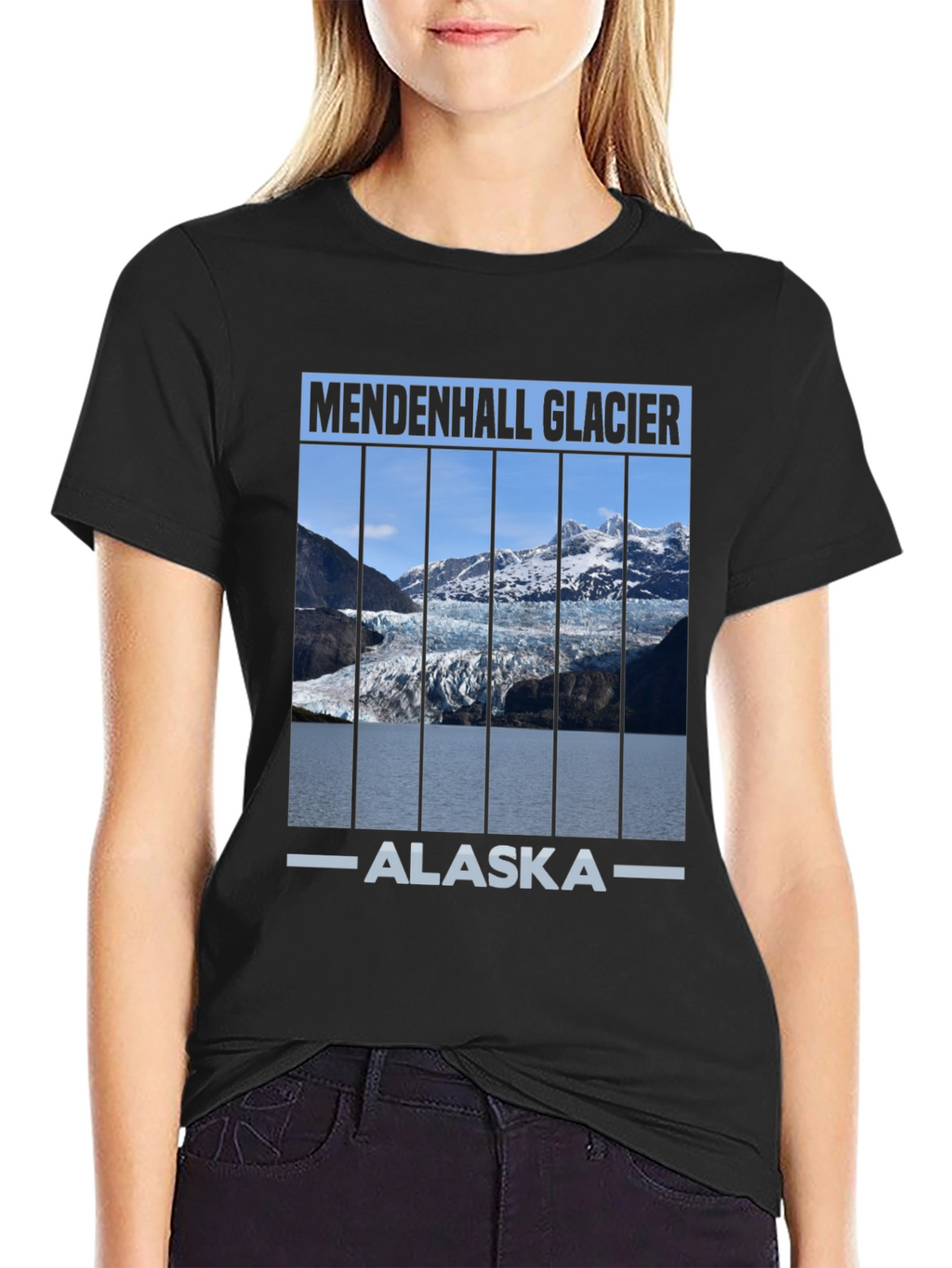 Mendenhall Glacier Alaska Graphic T-Shirt