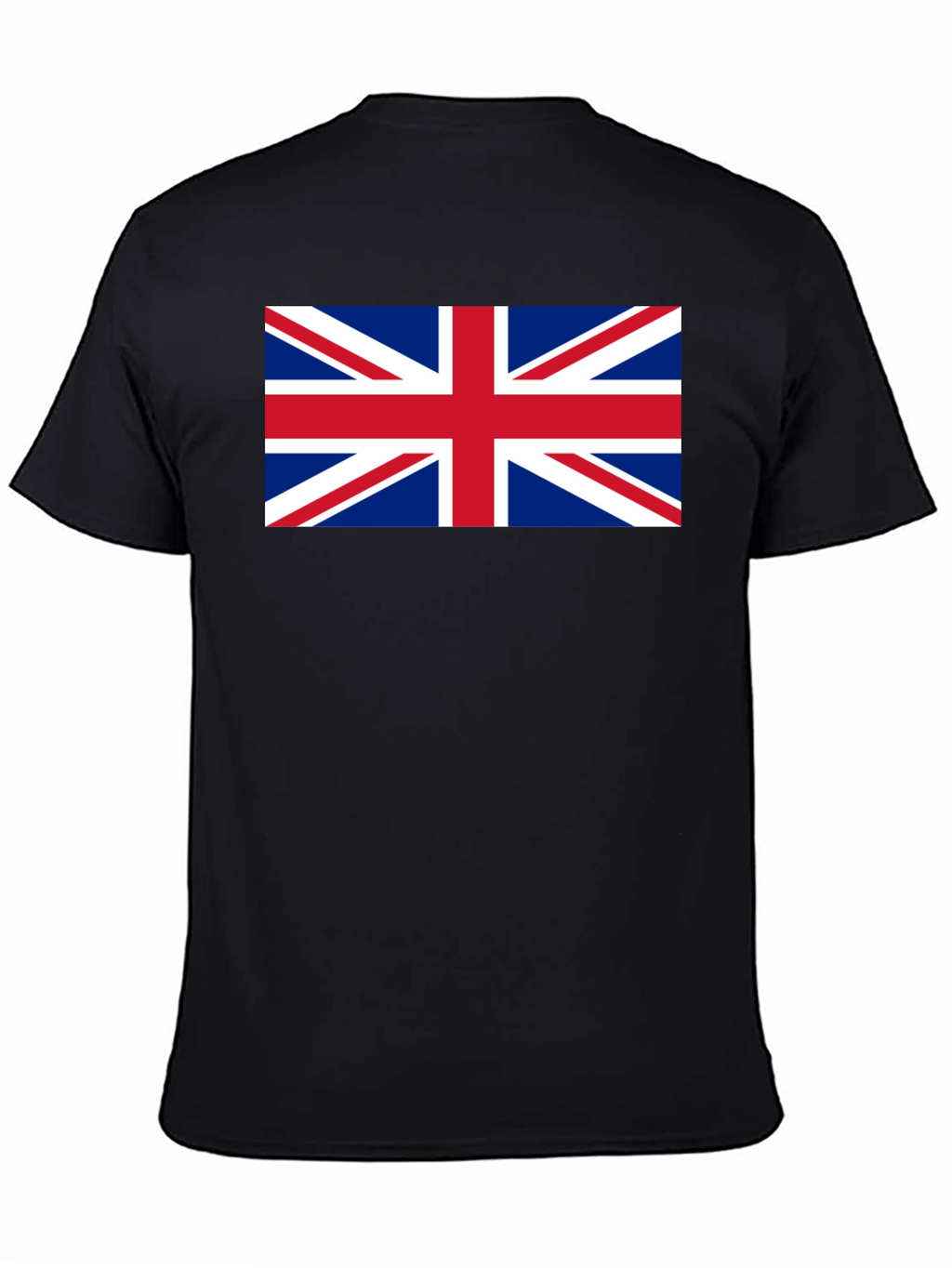 Union Jack Flag Graphic Black T-Shirt