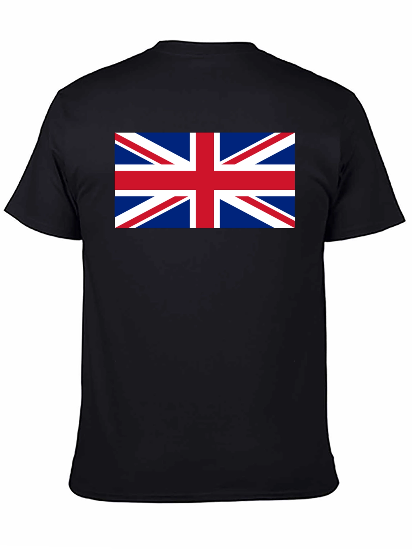 Union Jack Flag Graphic Black T-Shirt