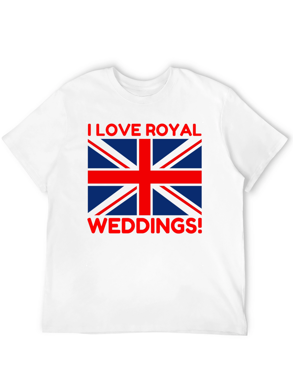 I Love Royal Weddings T-Shirt - Union Jack Flag