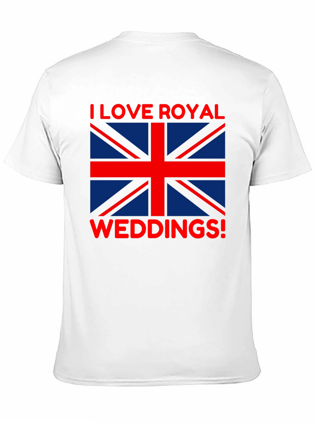 I Love Royal Weddings T-Shirt - Union Jack Flag