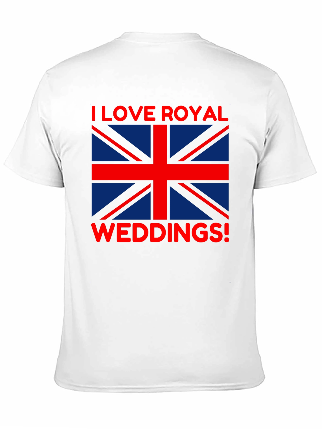 I Love Royal Weddings T-Shirt - Union Jack Flag