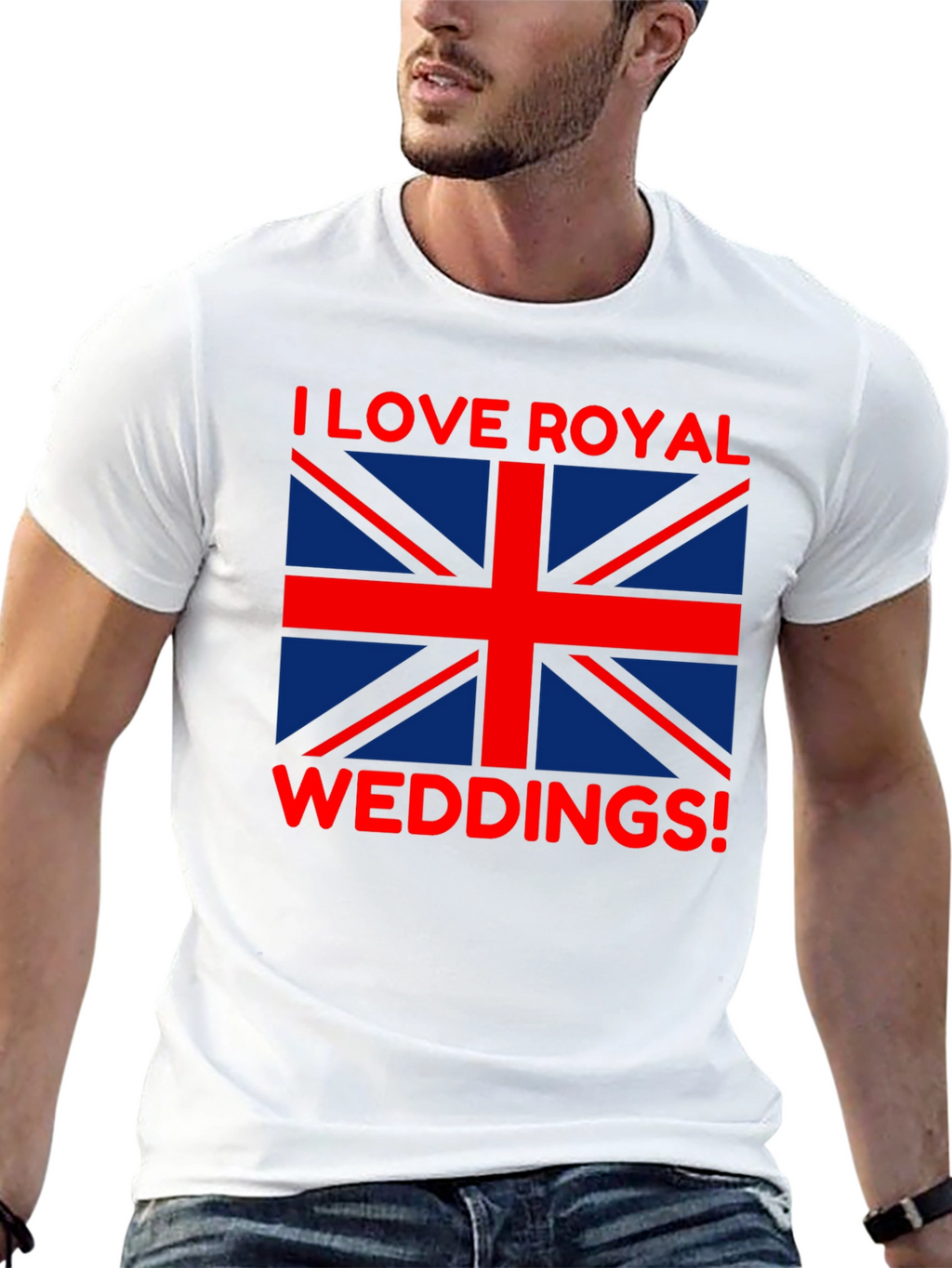 I Love Royal Weddings T-Shirt - Union Jack Flag