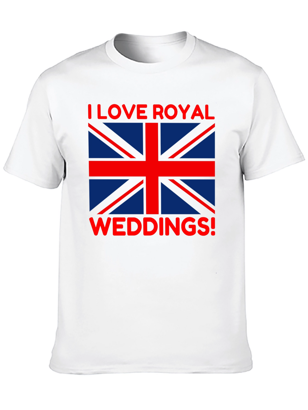 I Love Royal Weddings T-Shirt - Union Jack Flag