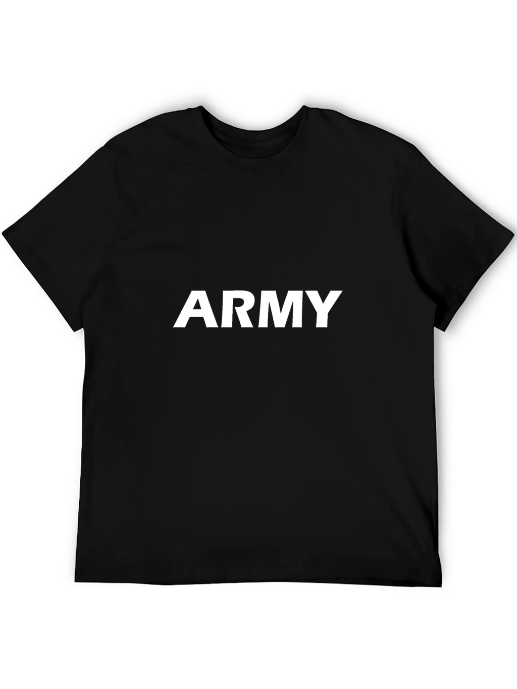 ARMY Graphic T-Shirt - Classic Black Cotton Tee