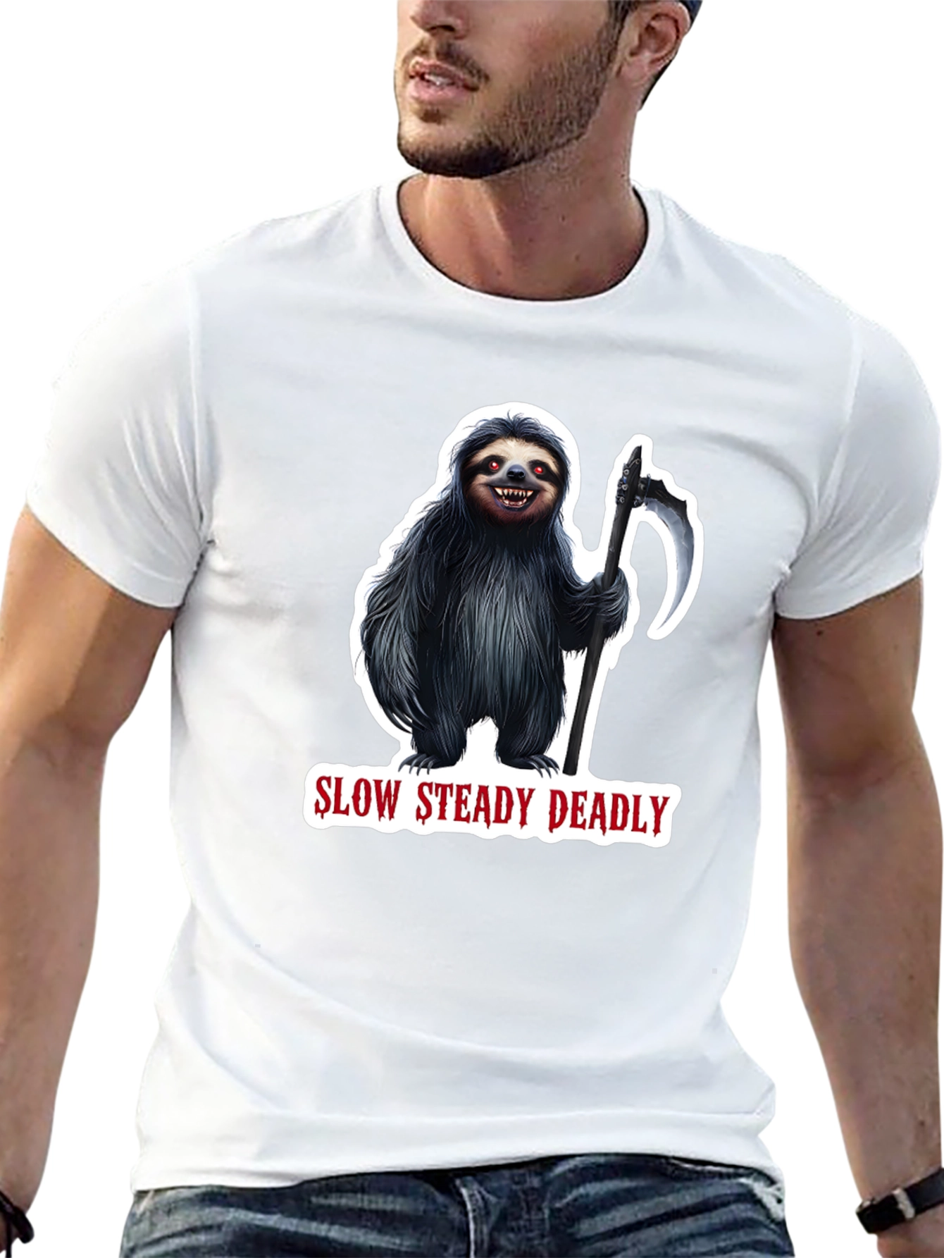 Slow Steady Deadly Sloth T-Shirt