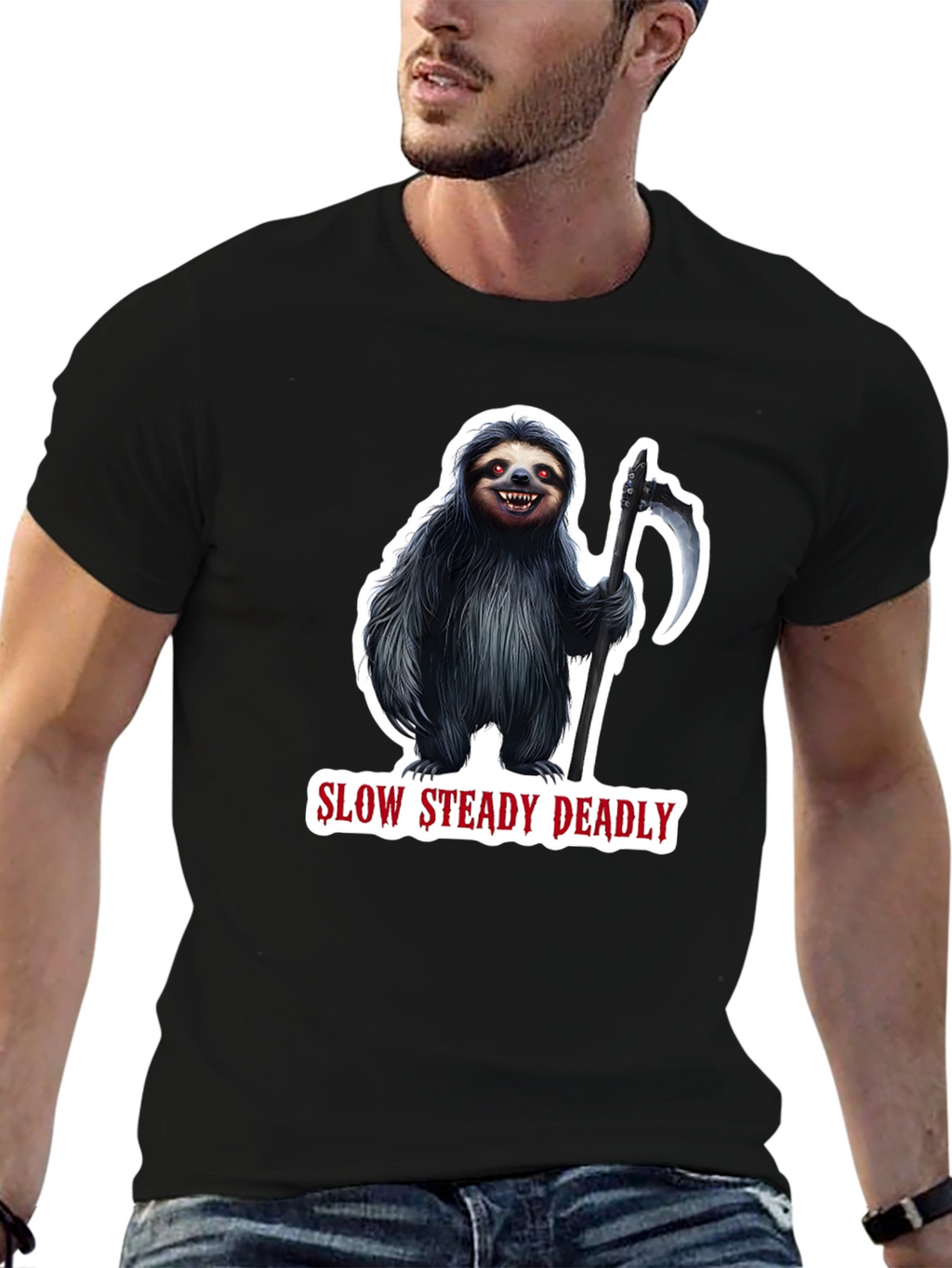 Slow Steady Deadly Sloth T-Shirt