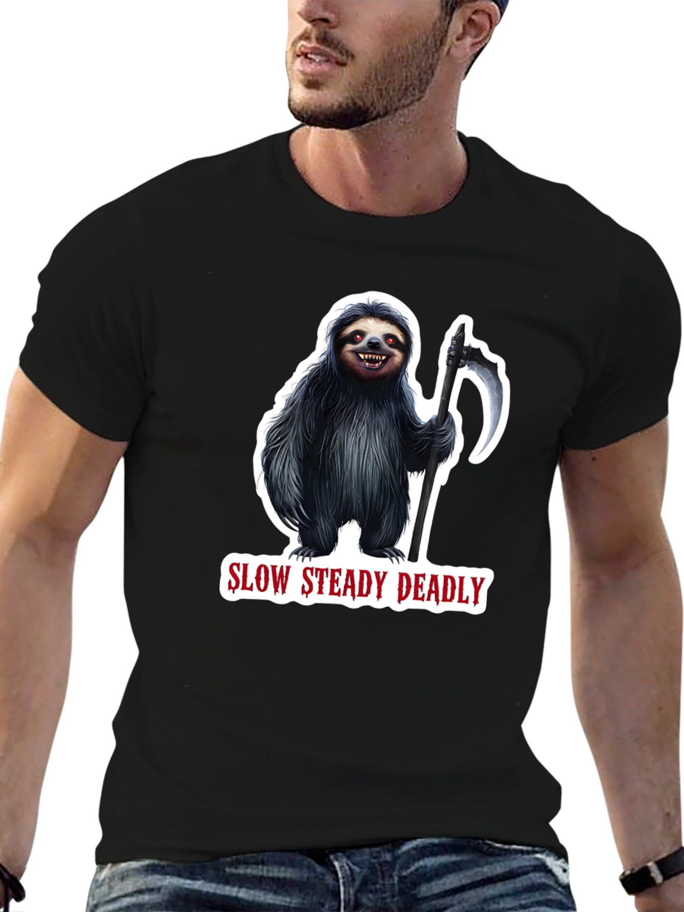 Slow Steady Deadly Sloth T-Shirt