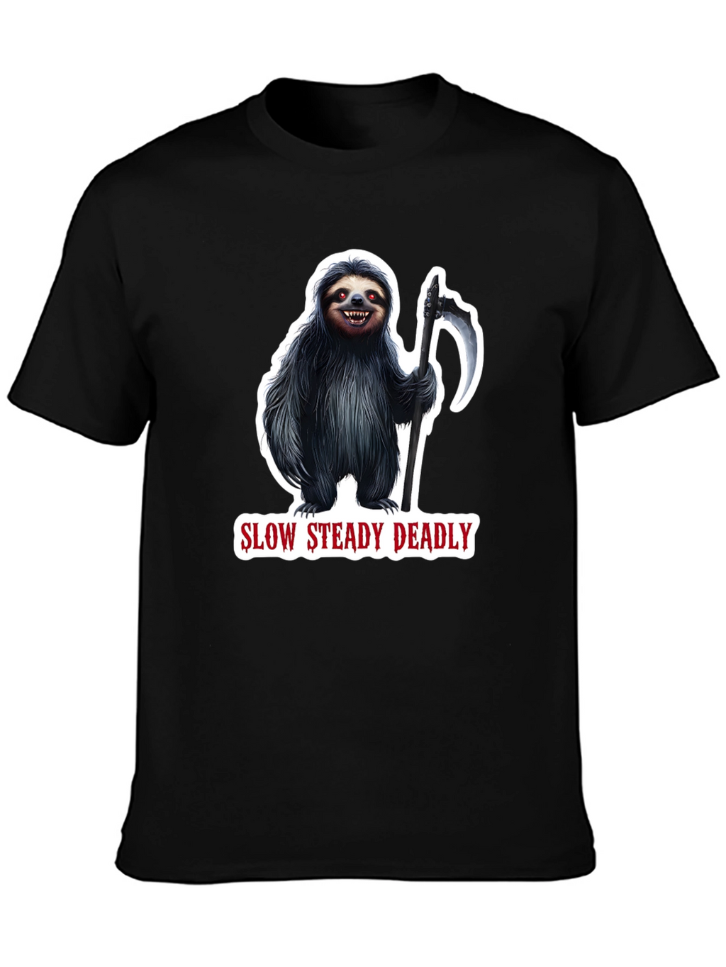 Slow Steady Deadly Sloth T-Shirt