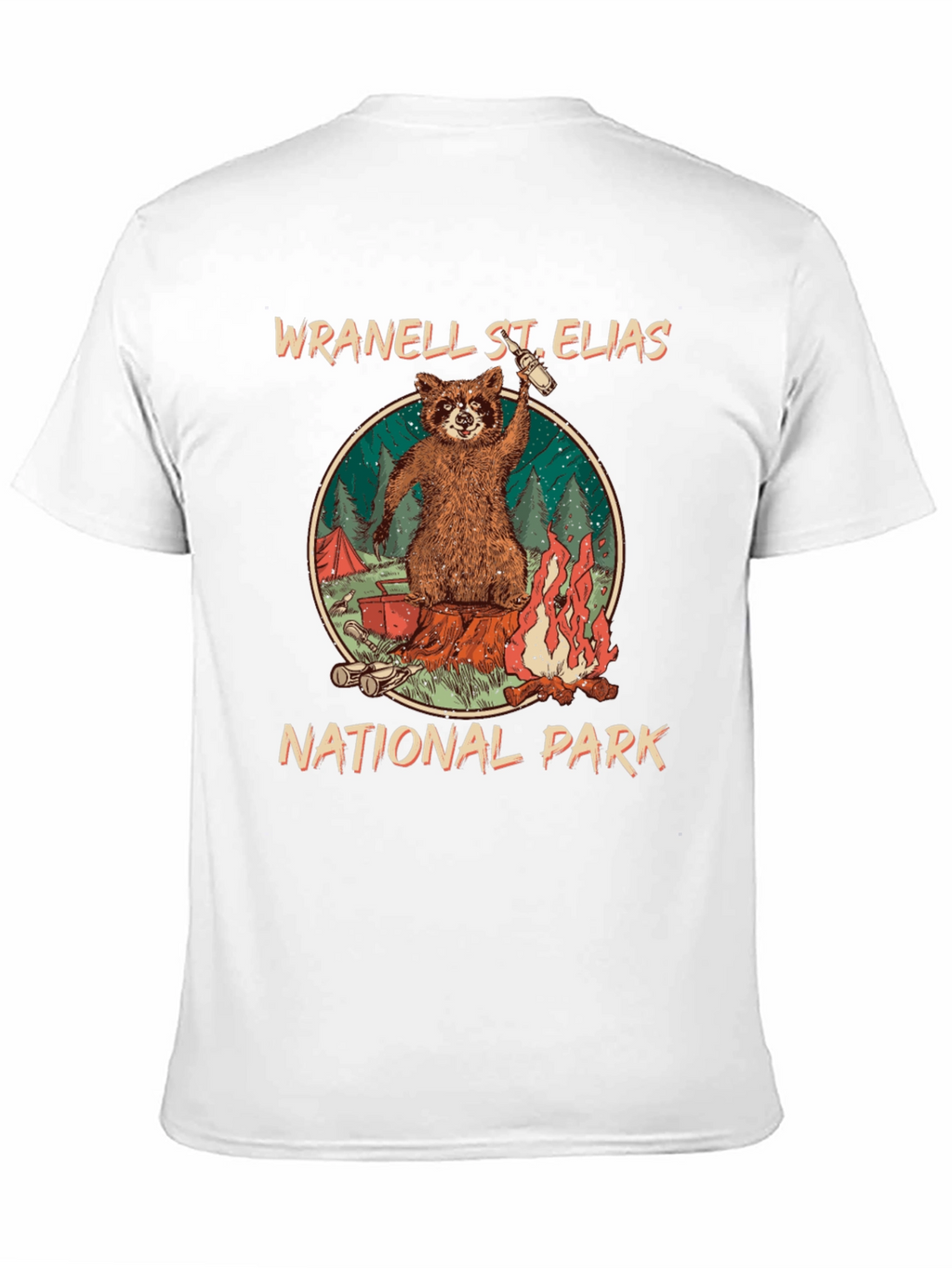 Wrangell St. Elias National Park Raccoon T-Shirt