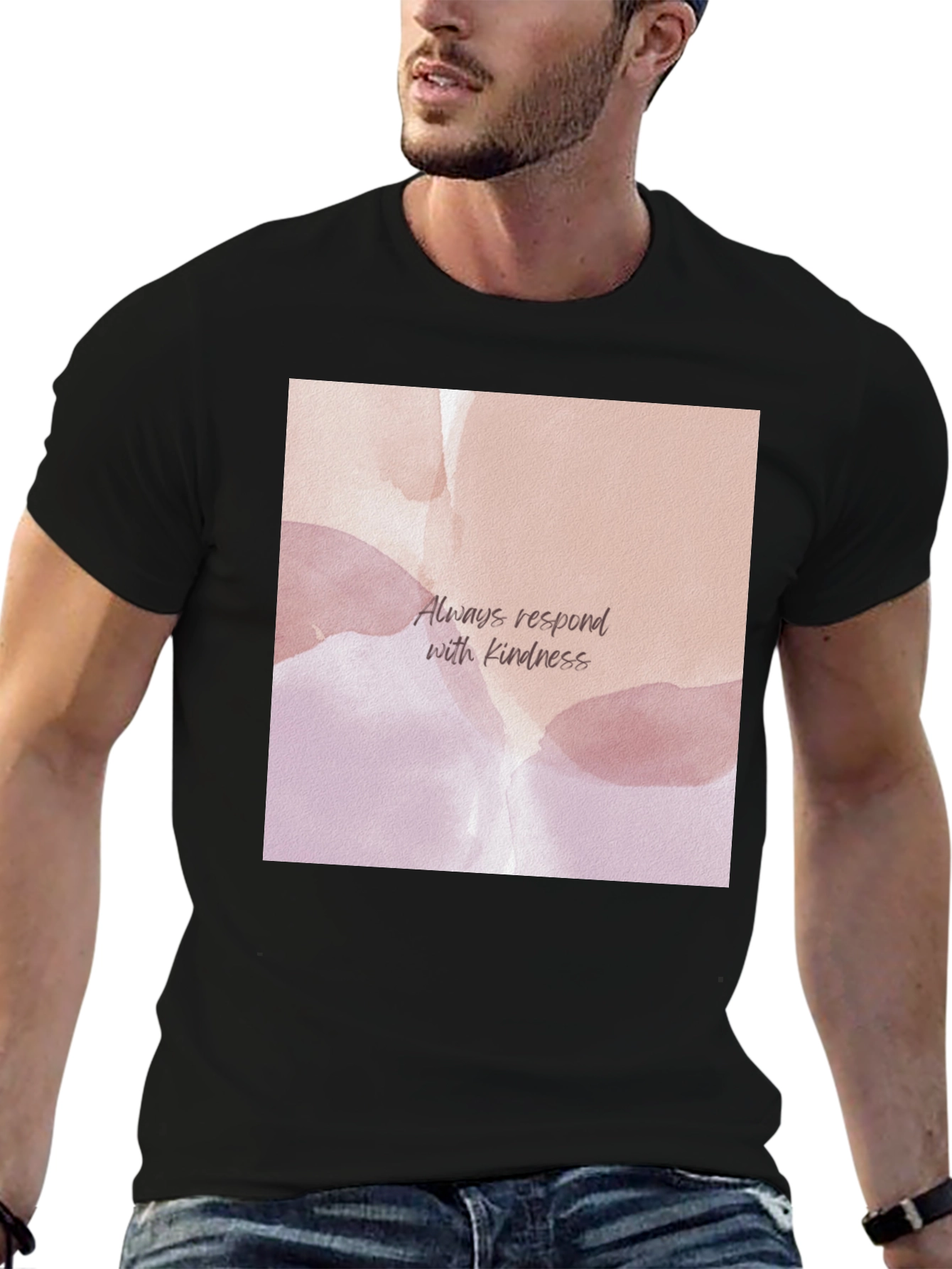 Kindness Graphic T-Shirt - Black