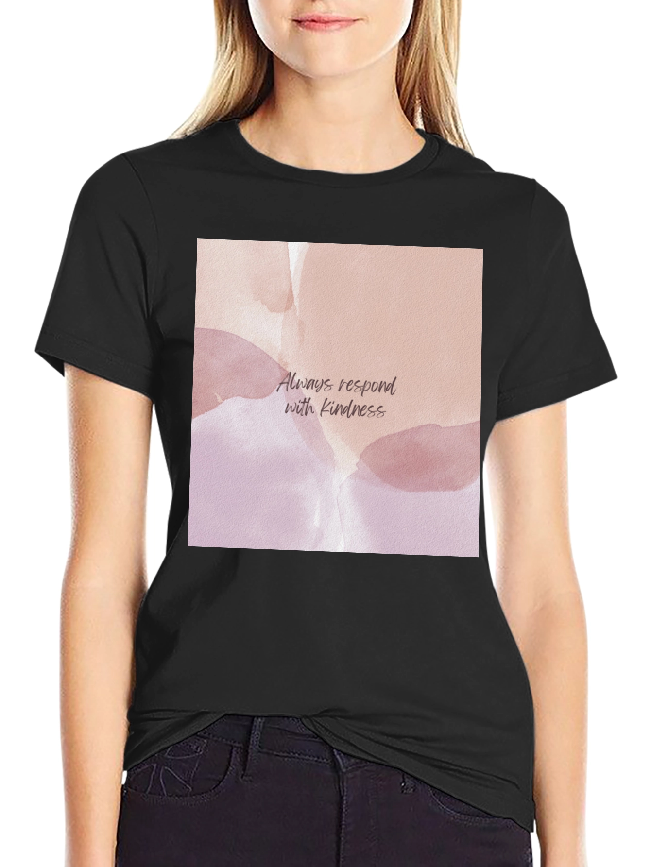 Kindness Graphic T-Shirt - Black
