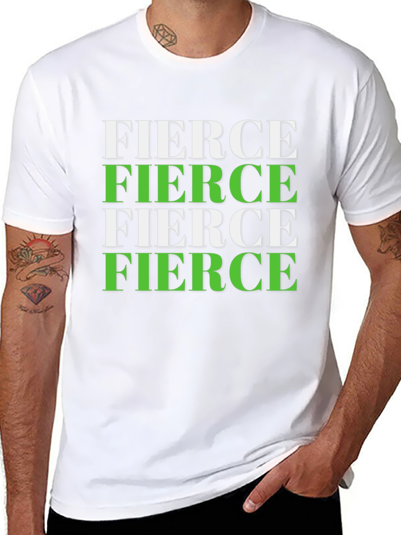 Fierce Graphic Tee - Bold Statement T-Shirt