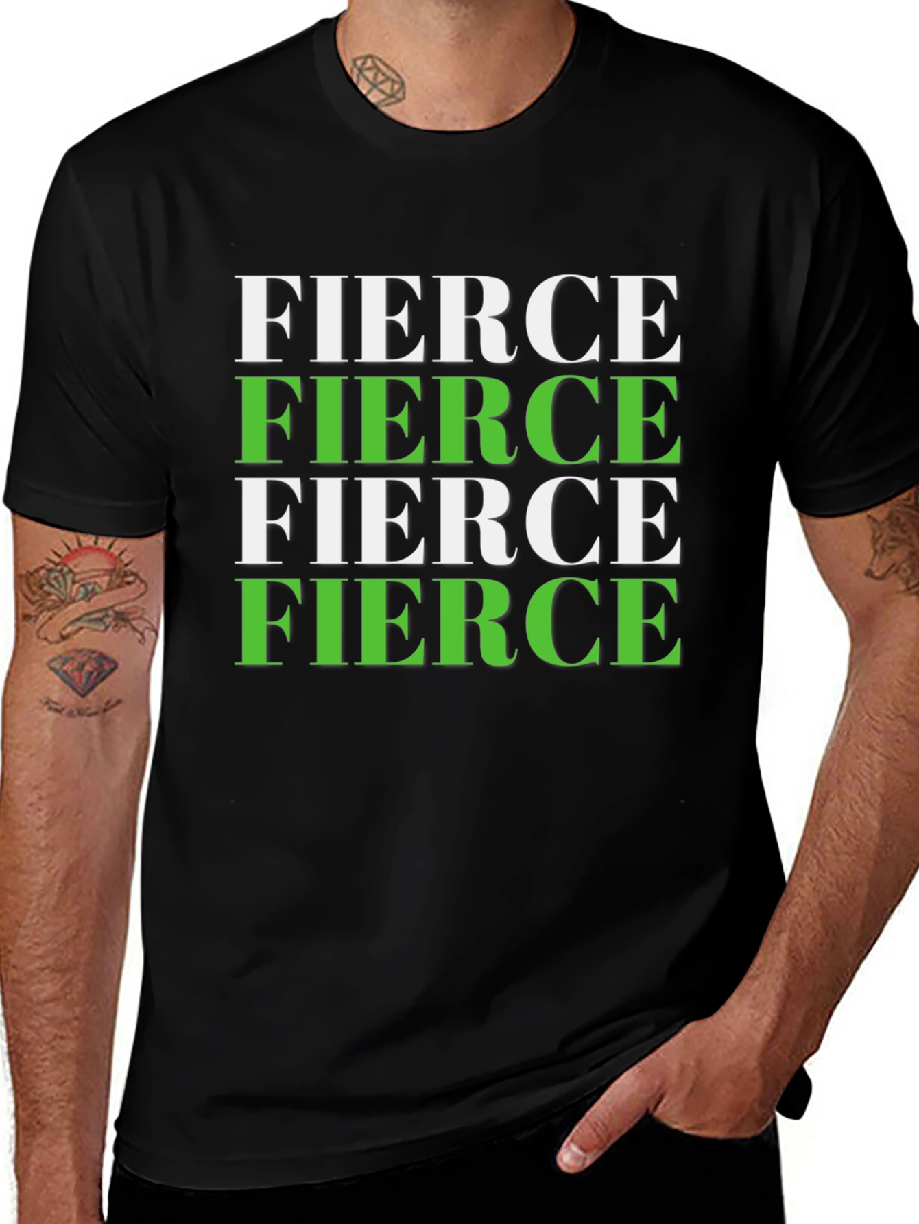 Fierce Graphic Tee - Bold Statement T-Shirt