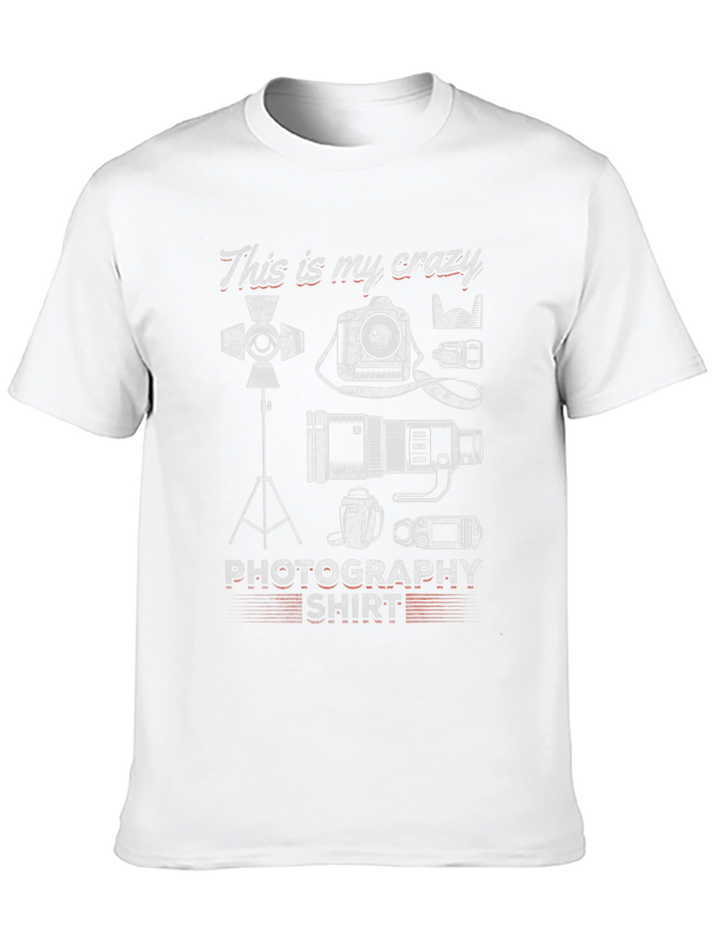 Crazy Photography Shirt - Camera Lover