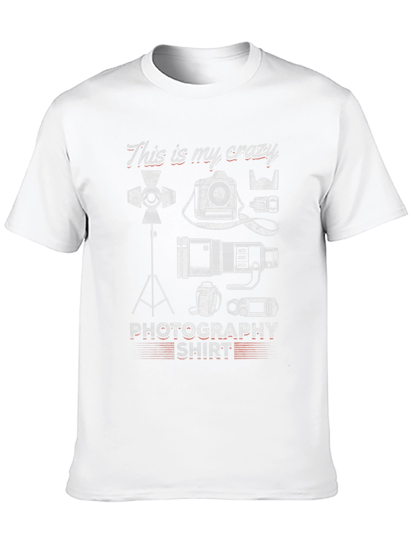 Crazy Photography Shirt - Camera Lover
