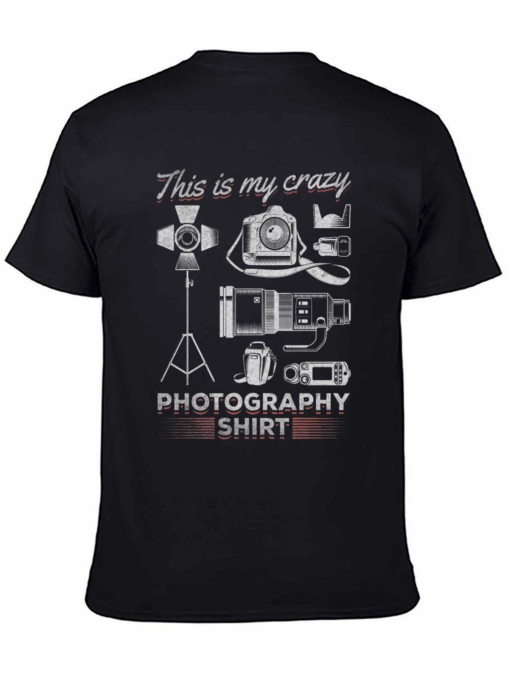 Crazy Photography Shirt - Camera Lover