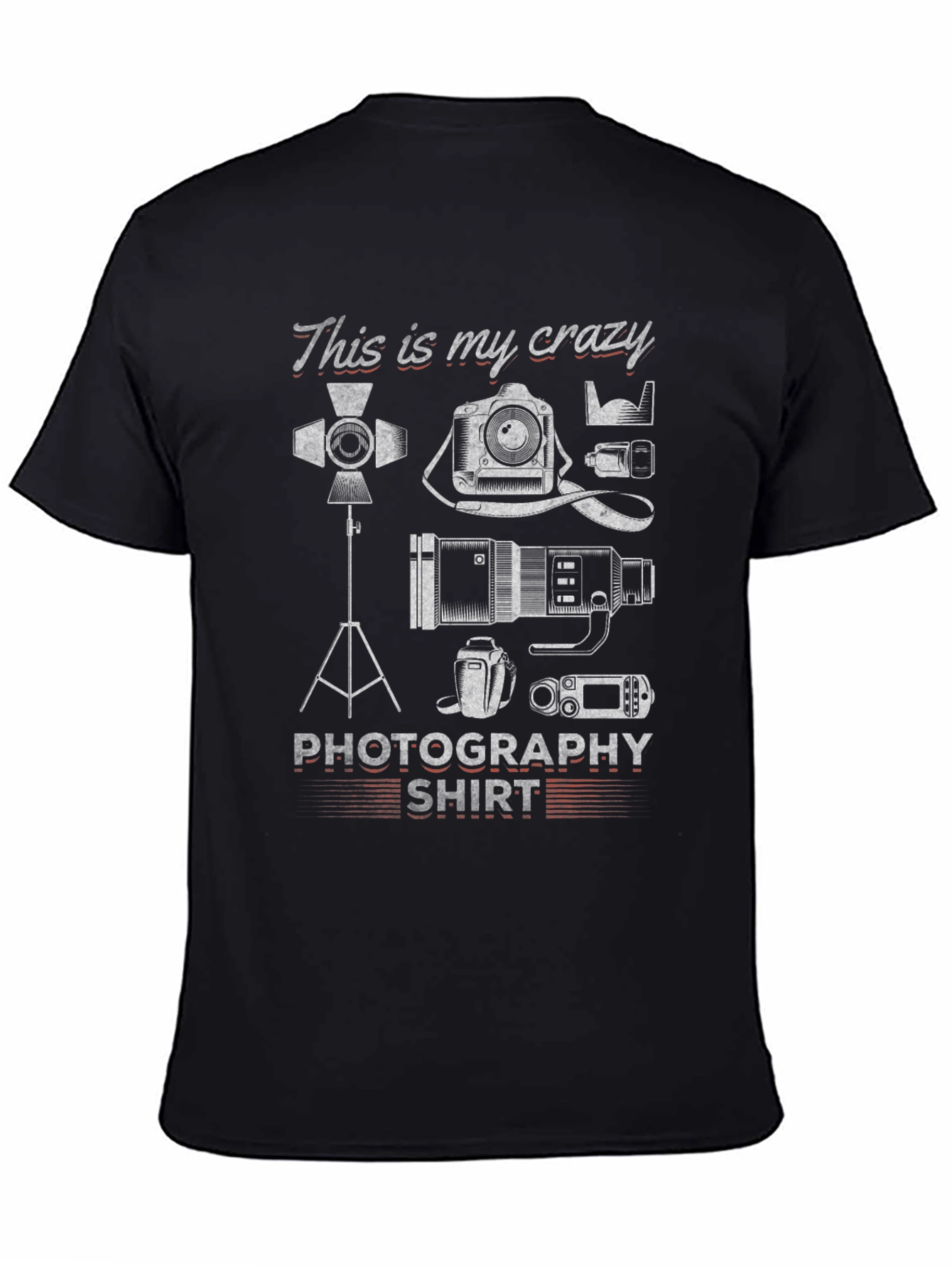 Crazy Photography Shirt - Camera Lover