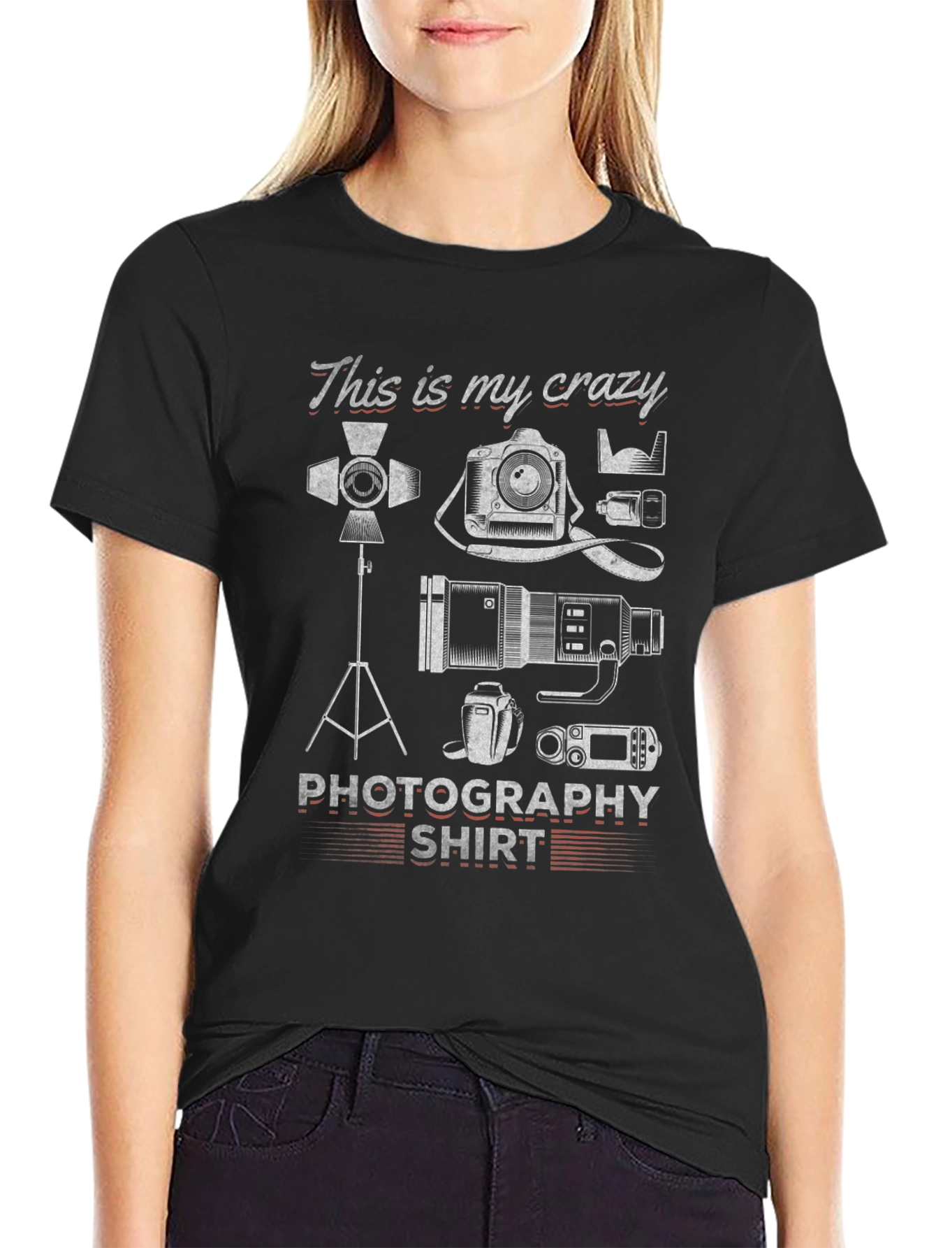 Crazy Photography Shirt - Camera Lover