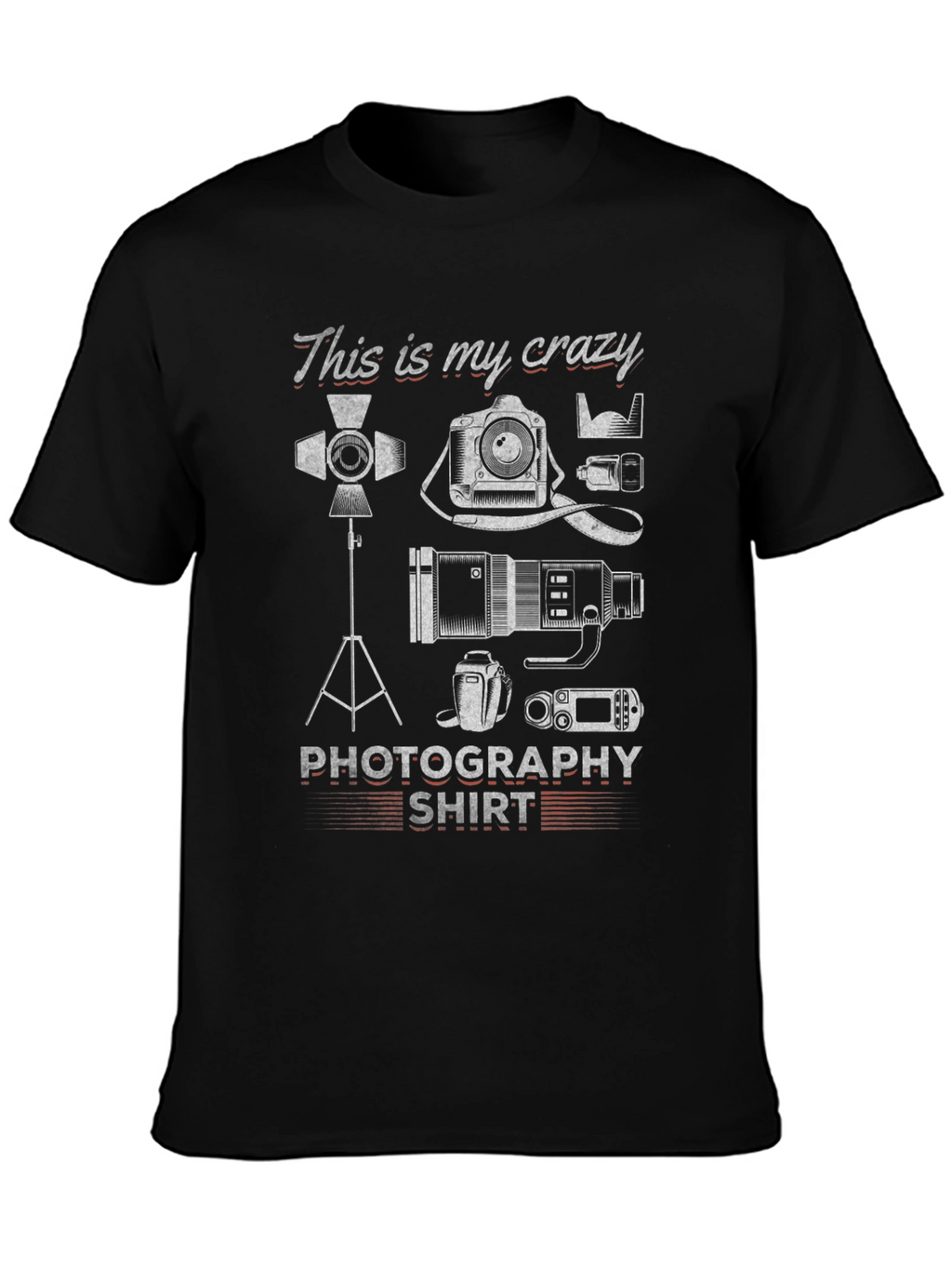 Crazy Photography Shirt - Camera Lover