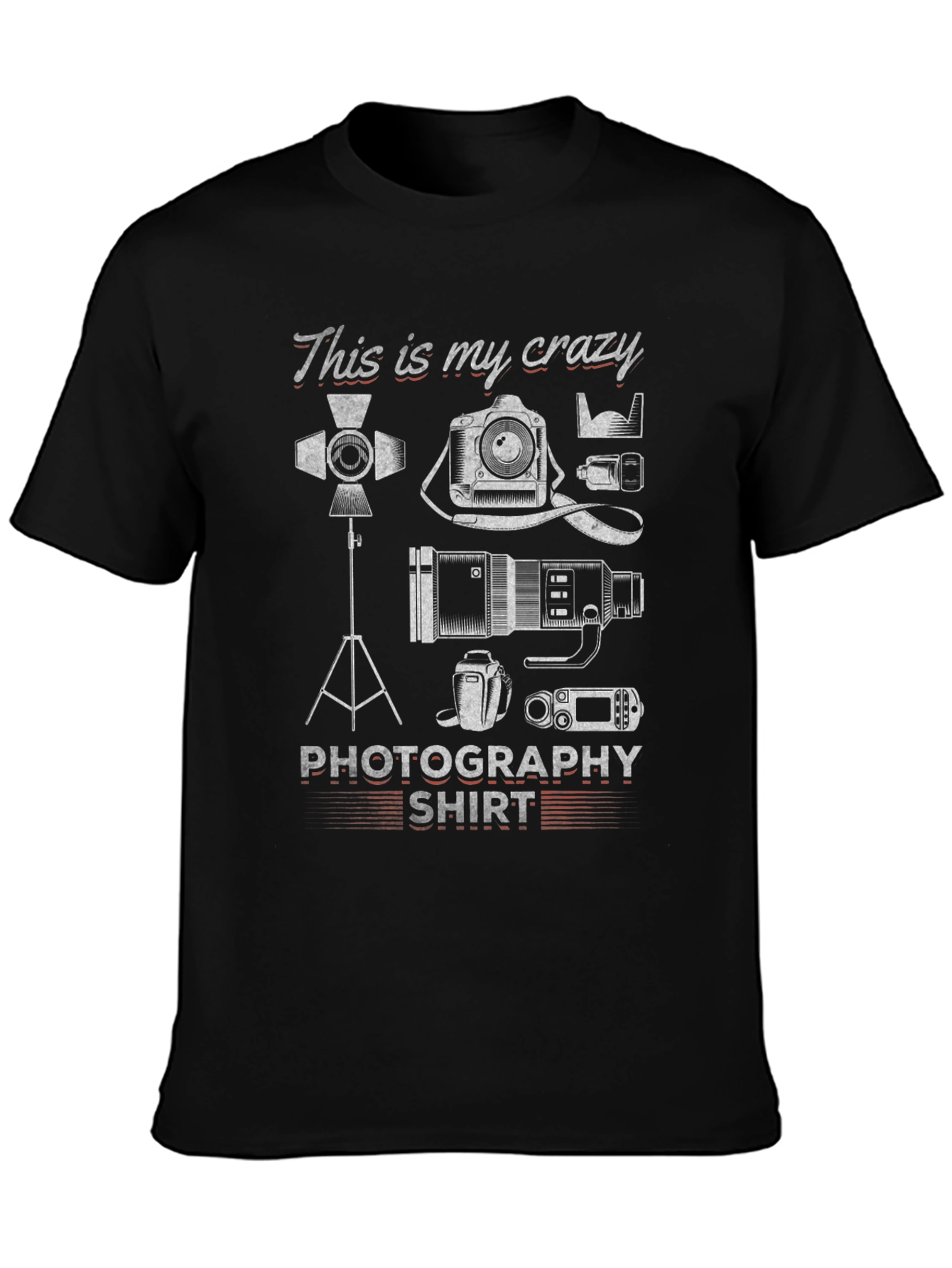 Crazy Photography Shirt - Camera Lover