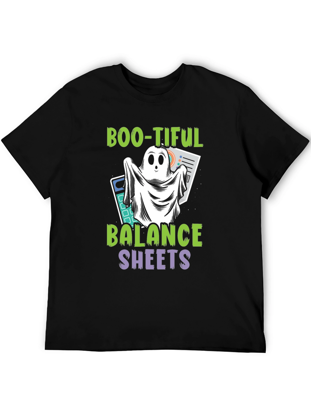 Boo-tiful Balance Sheets Halloween Accountant T-Shirt
