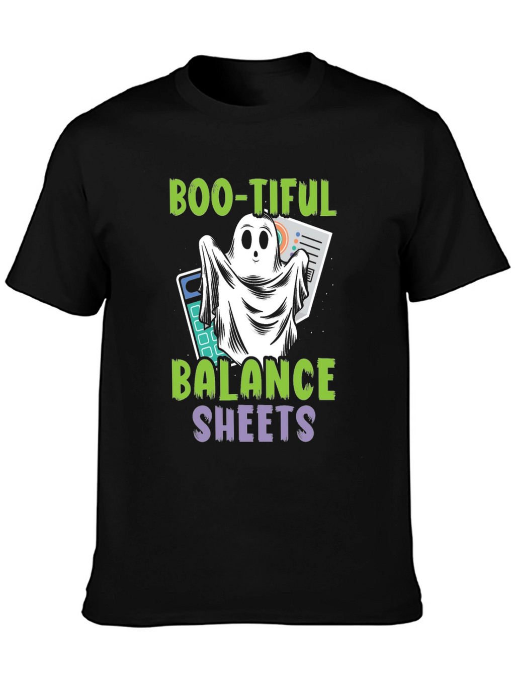 Boo-tiful Balance Sheets Halloween Accountant T-Shirt