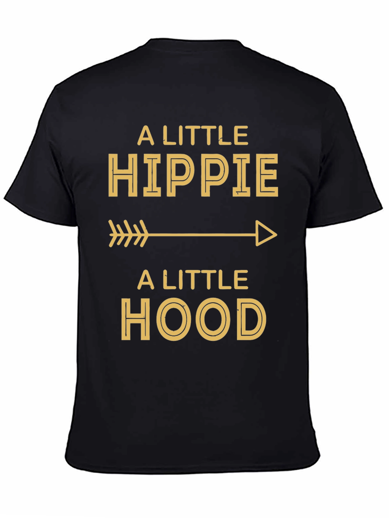 A Little Hippie A Little Hood Graphic T-Shirt