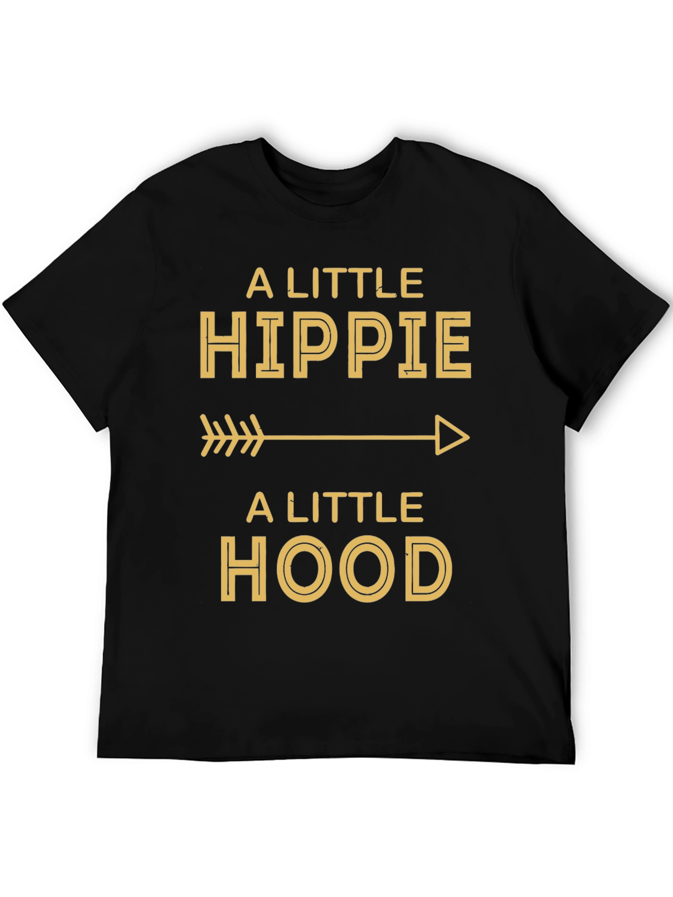 A Little Hippie A Little Hood Graphic T-Shirt