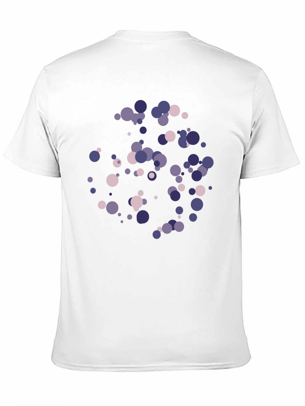 Modern Circles Graphic T-Shirt - Black Cotton Blend