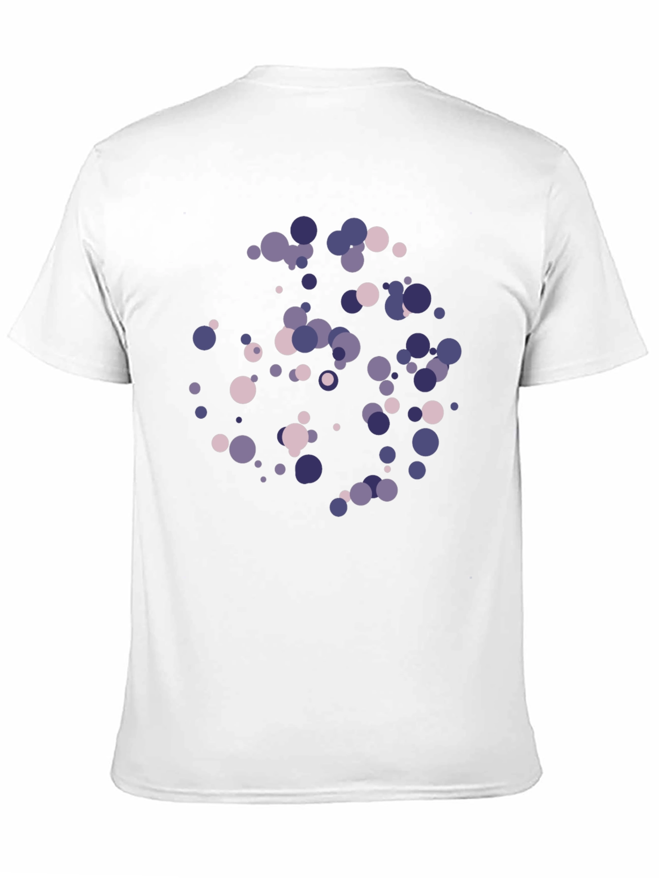 Modern Circles Graphic T-Shirt - Black Cotton Blend