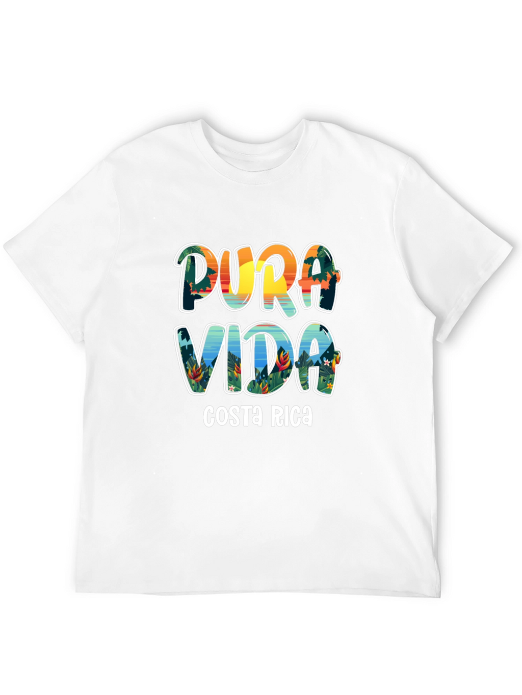 Pura Vida Costa Rica Graphic T-Shirt