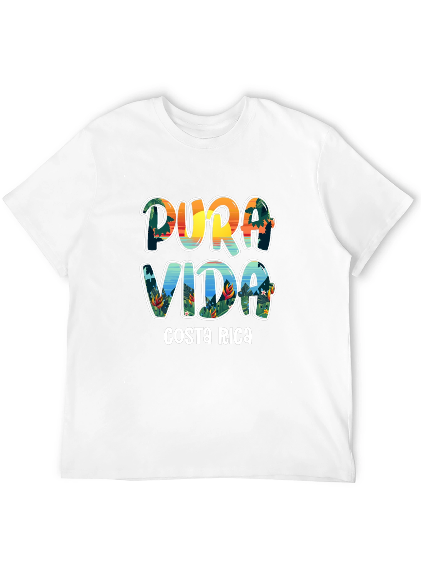 Pura Vida Costa Rica Graphic T-Shirt