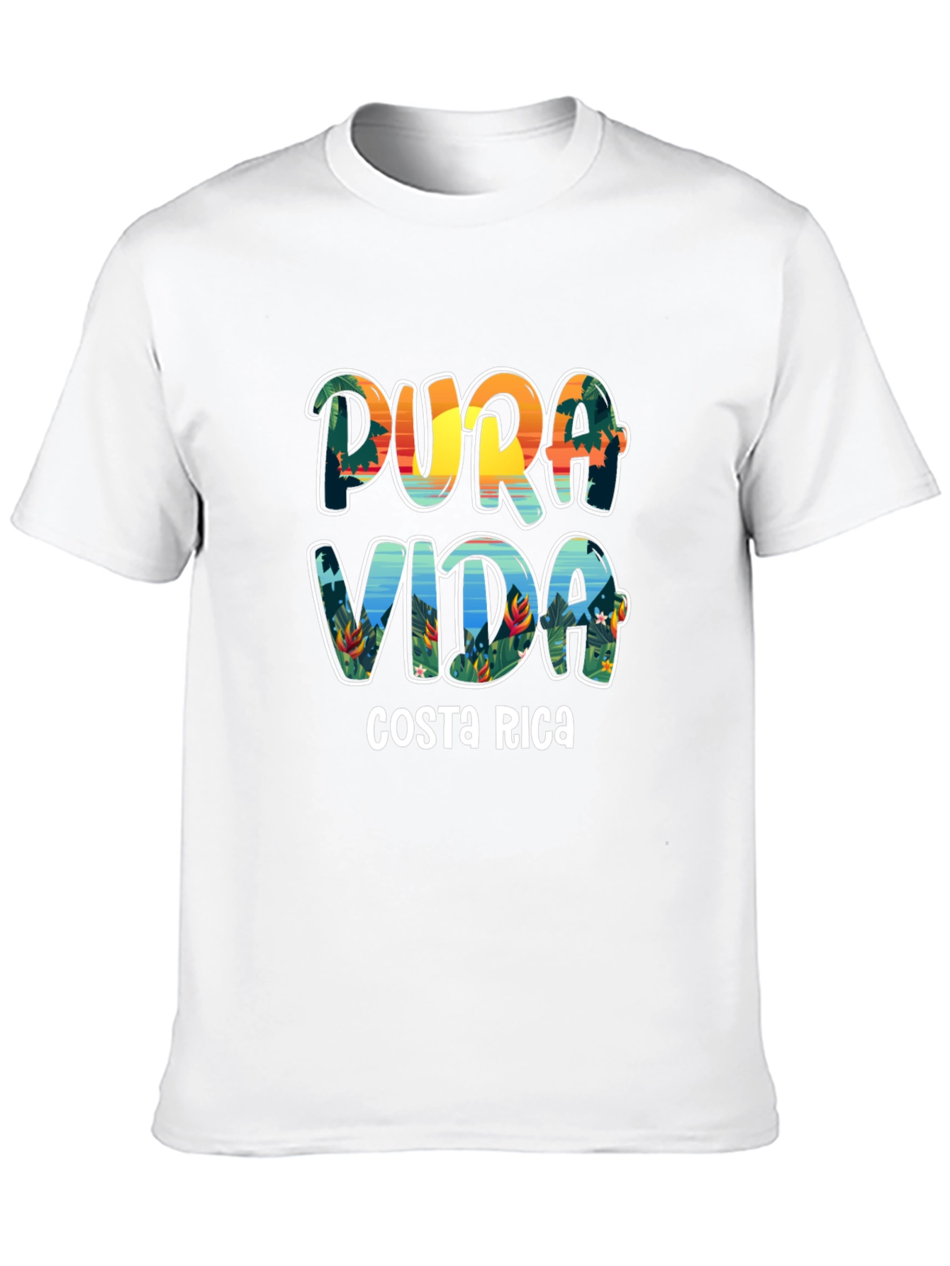 Pura Vida Costa Rica Graphic T-Shirt