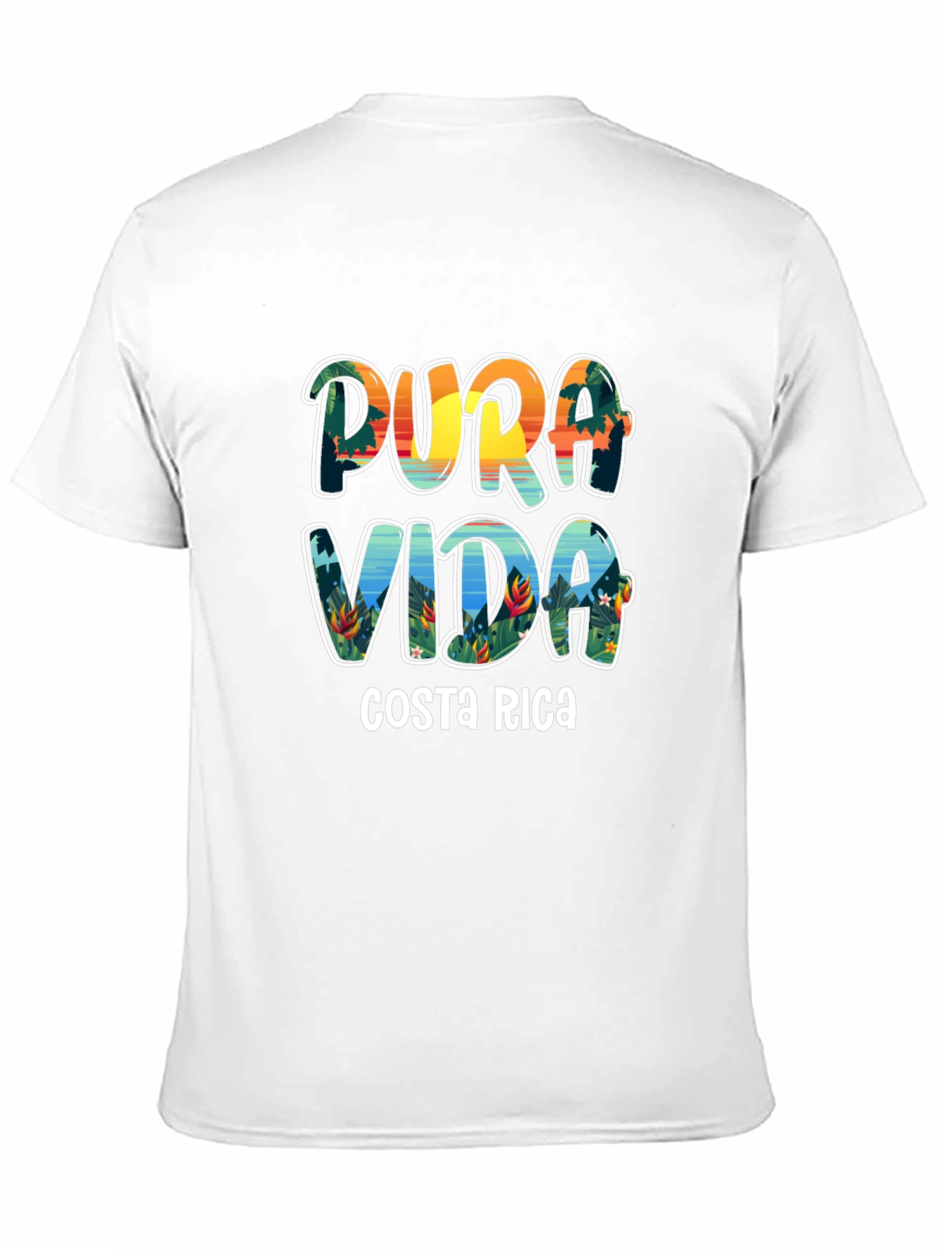 Pura Vida Costa Rica Graphic T-Shirt