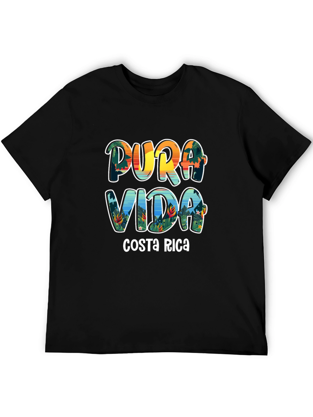 Pura Vida Costa Rica Graphic T-Shirt