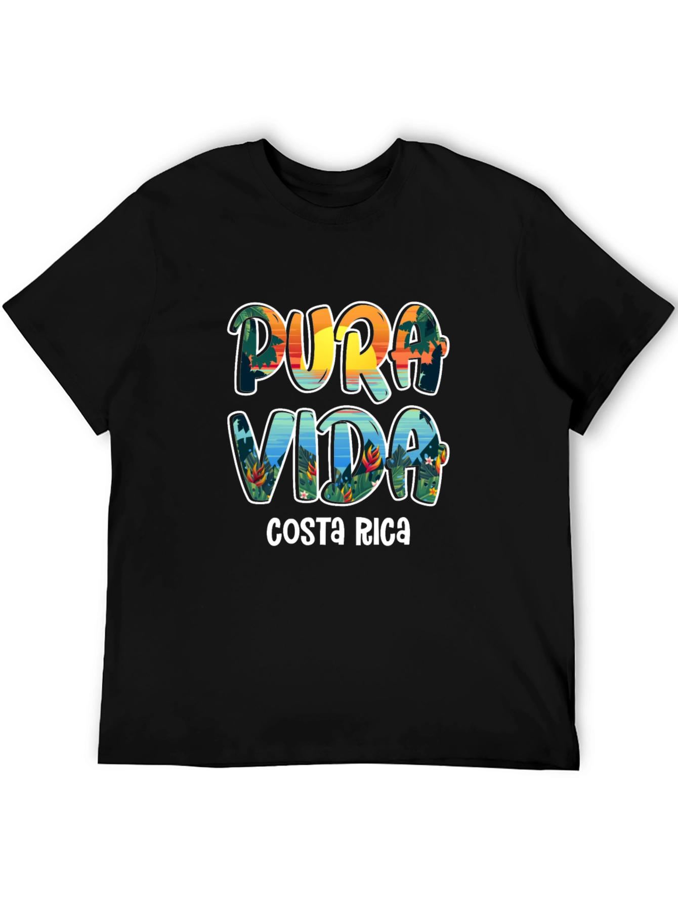 Pura Vida Costa Rica Graphic T-Shirt