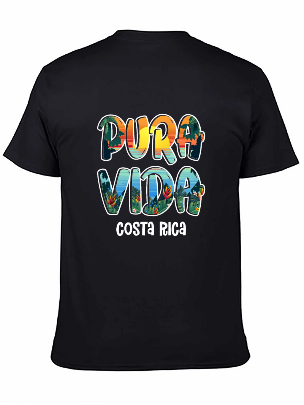 Pura Vida Costa Rica Graphic T-Shirt