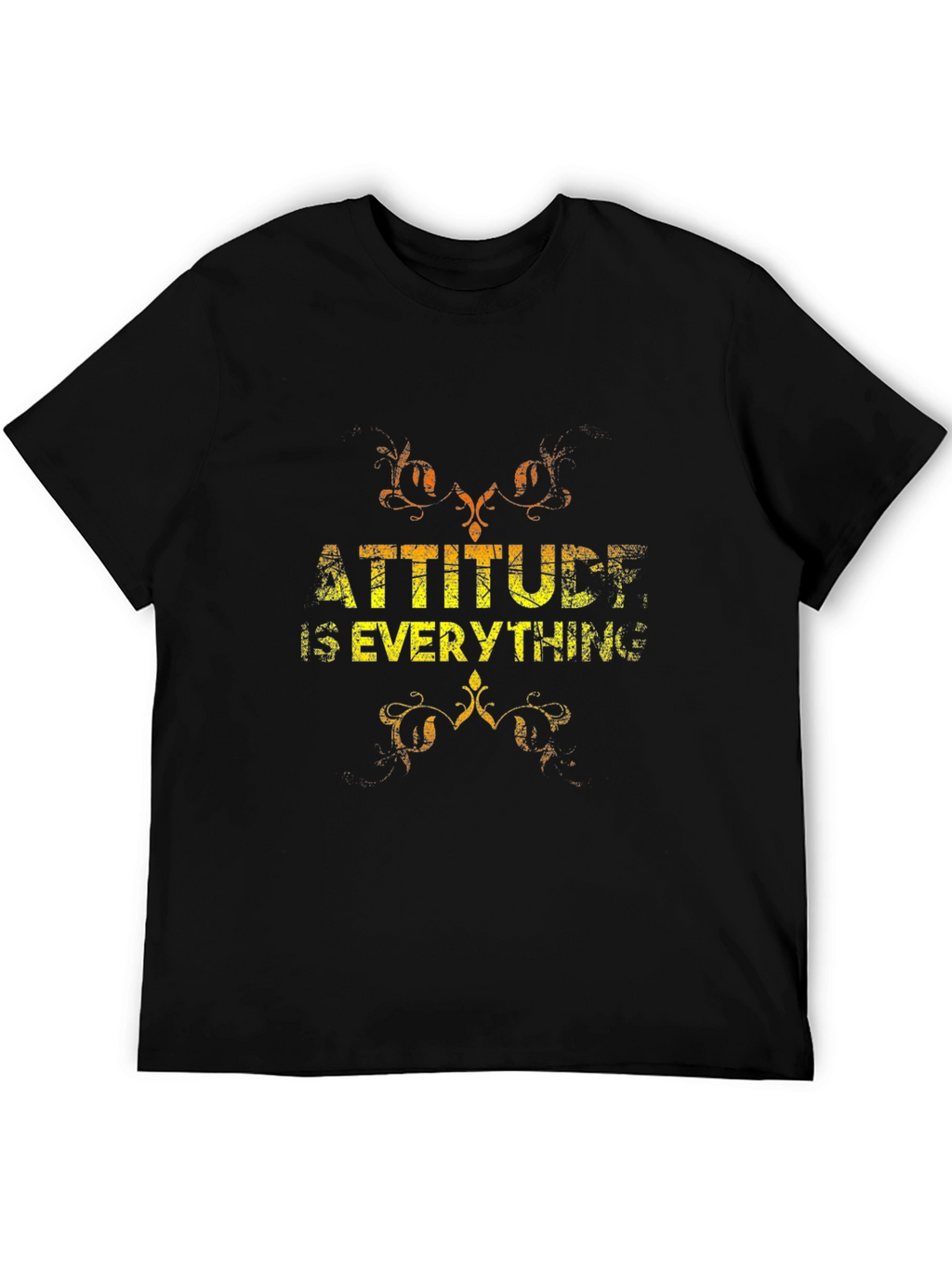 Attitude is Everything Black Graphic Tee