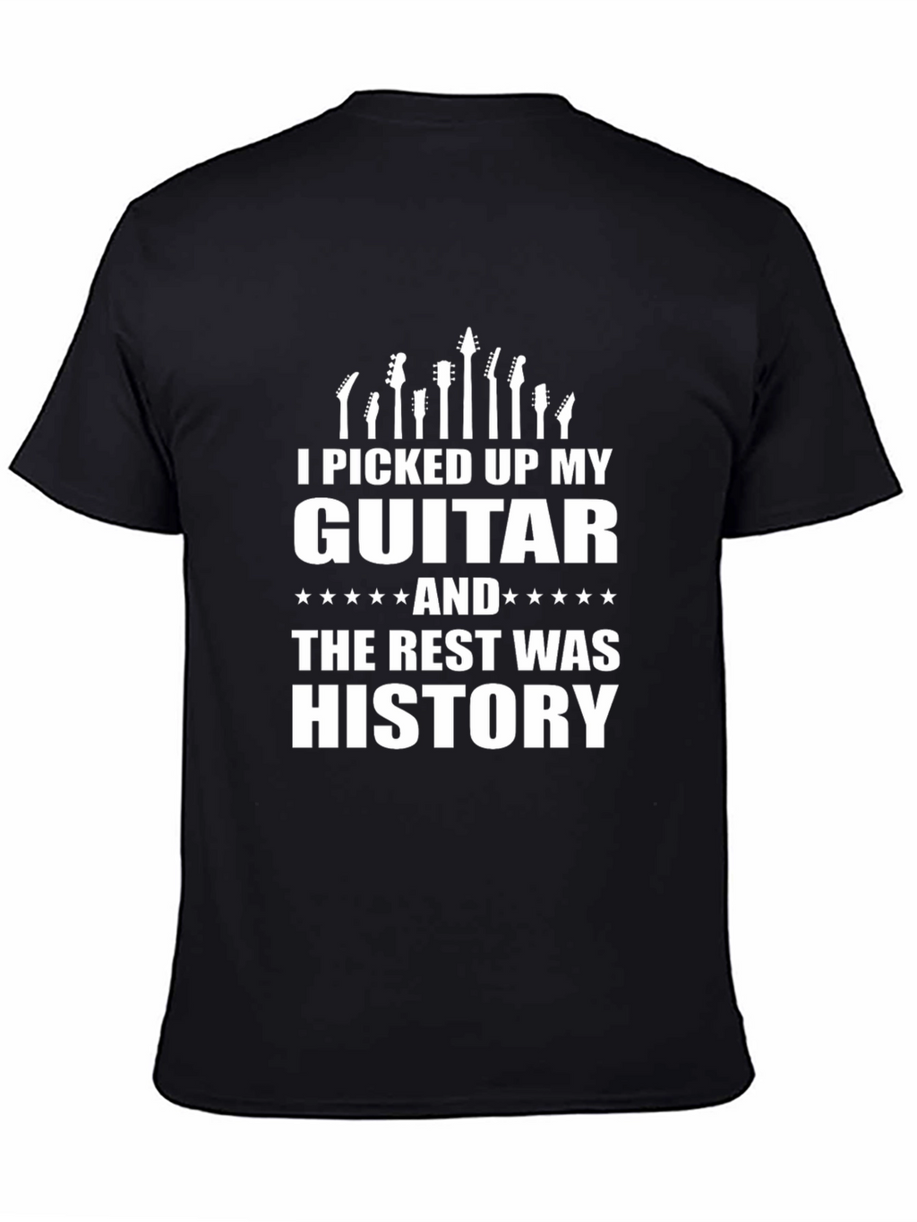 Guitar History Graphic Tee
