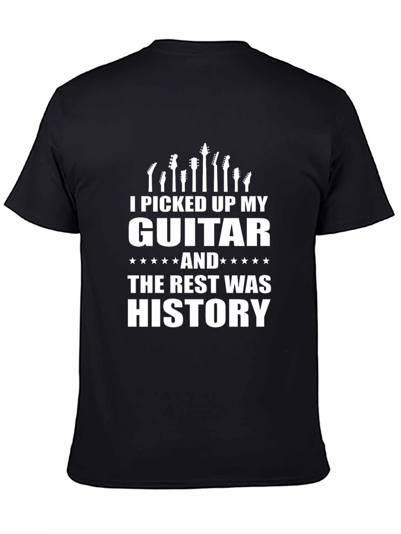 Guitar History Graphic Tee