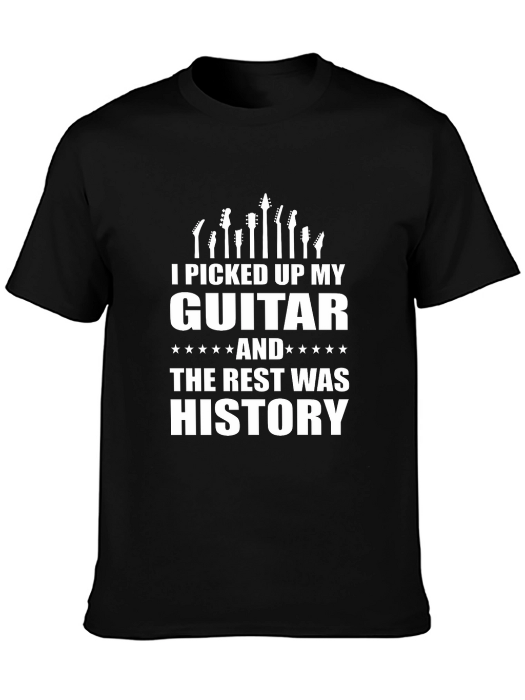 Guitar History Graphic Tee