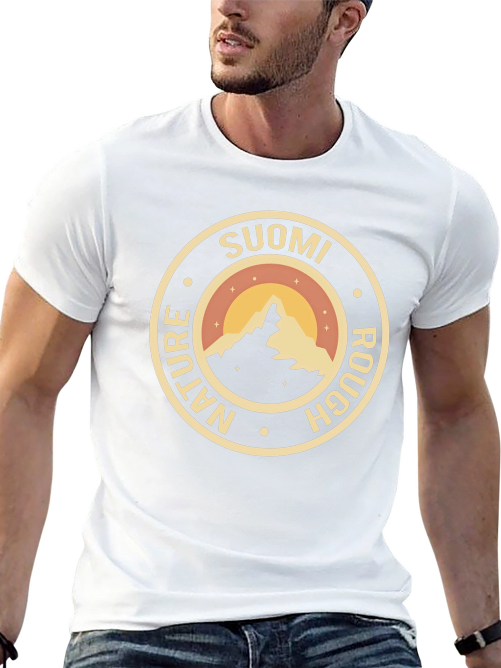 Suomi Nature Rough Mountain Graphic Tee