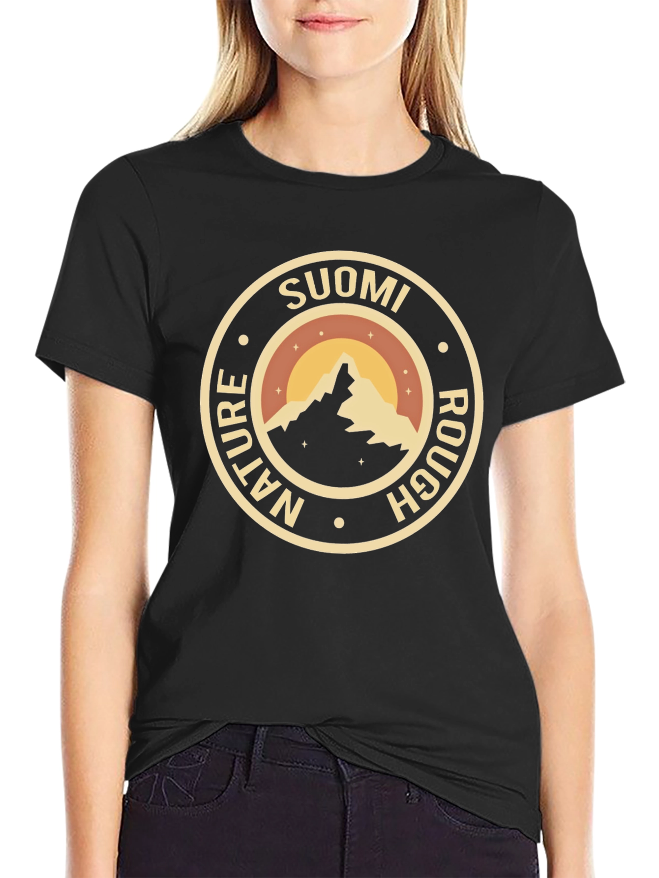 Suomi Nature Rough Mountain Graphic Tee